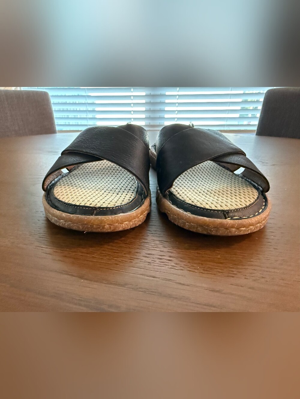 Born Black Slide Sandals Size 10 - Picture 4 of 11